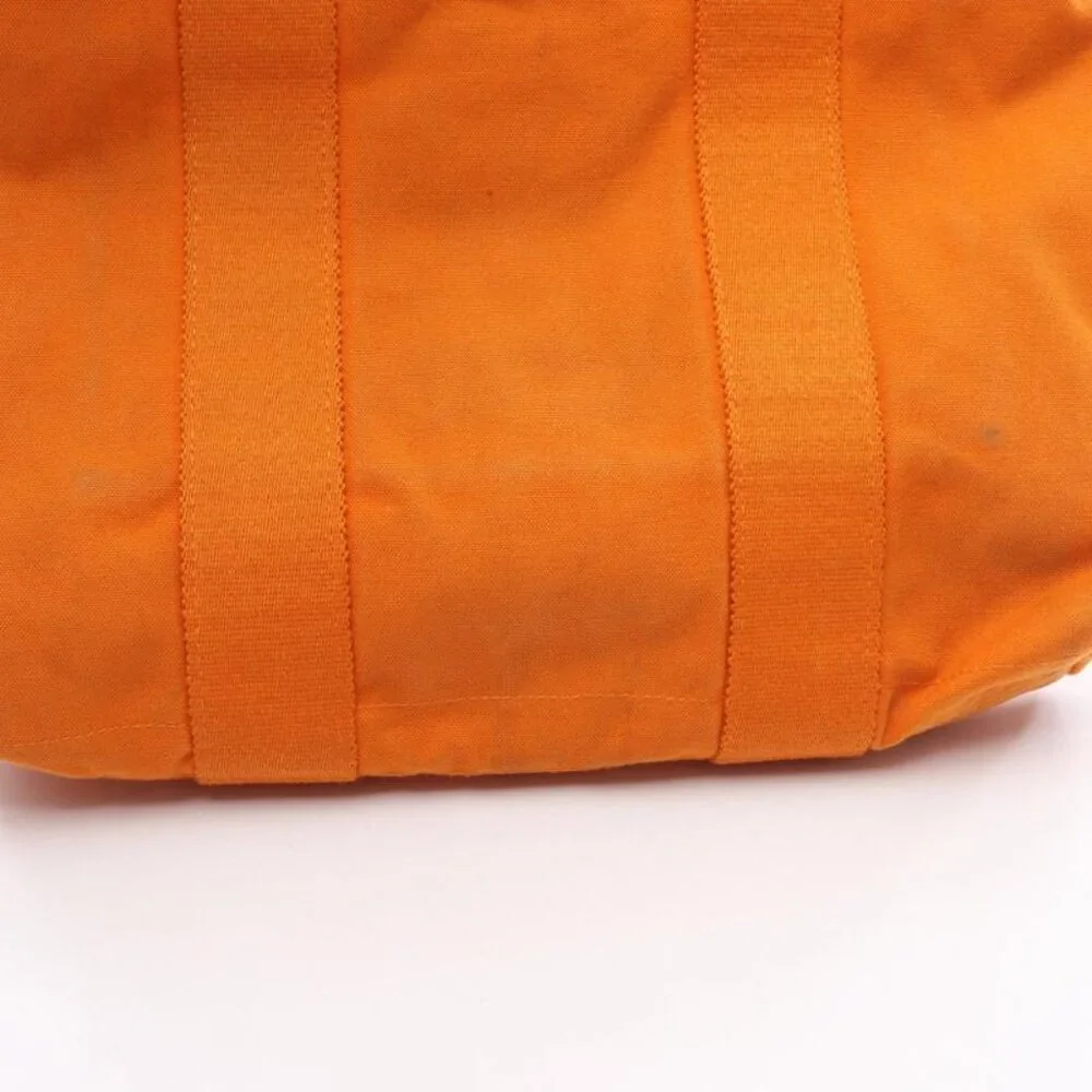 Hermes Tote Bag Fourre Tout Cabas Orange Canvas Fourre Tout Cabas - Picture 8 of 14